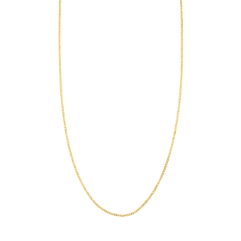 18K Yellow Gold Gourmette Chain 1,6 mm - Available in 45 to 60 cm
