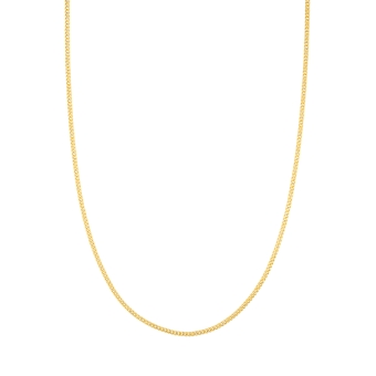 18K Yellow Gold Gourmette Chain 2,9 mm - Available in 45 to 60 cm