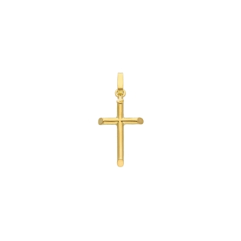 18K Yellow Gold Cross Pendant 