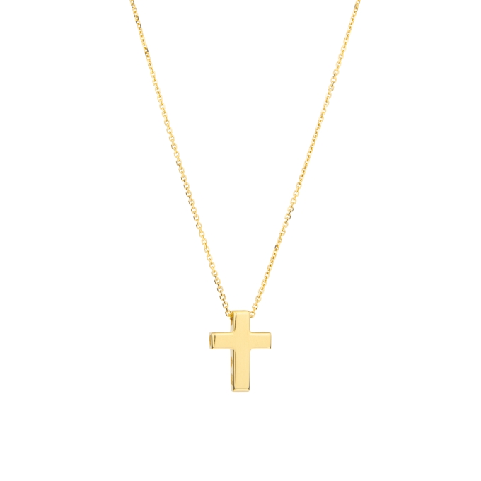 REL-CR-PO-V-18-Y-8x10-40 religious cross charm gold jewellery