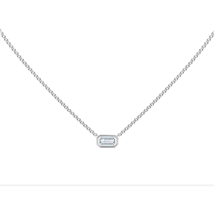 Collier Forevermark Tribute coupe émeraude